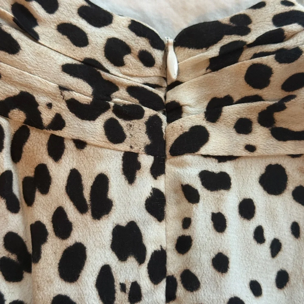 Fifteen Twenty - Cheetah Print Crossover Crepe Halter Top - Picture 7 of 8